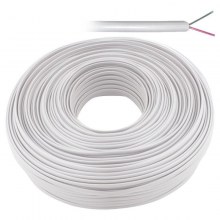 100 Metre Flat Telefon Hat Kablosu Beyaz 2 Telli Tek Hat 100 Metre Flat Telefon Hat Kablosu Beyaz 2 Telli Tek Hat
